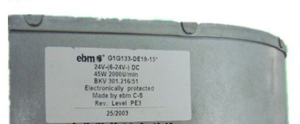 

wholesale german ebmpapst 24v g1g133-de01-17 62w cooling fan