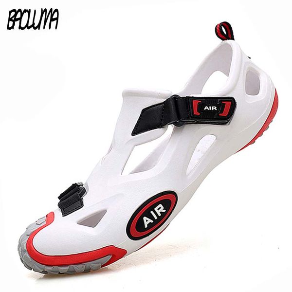 

new summer men's sandals outdoor water shoes men roman beach sandals bohemia men footwear zapatos mujer sneakers, Black
