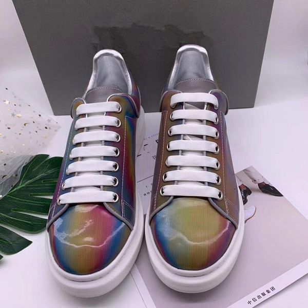 

sell mens women luxury espadrilles leather platform shoes flat low-shoes leather back lady casual sneakers 35-45 xrx19041201, Black