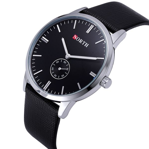 

men quartz sports watch clock new fashion brand stainless steel leather men's business quartz wrist watch support drop shipping, Slivery;brown