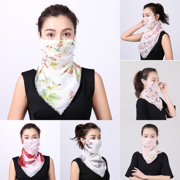 

jbvi1 summer new outdoor cycling half face mask cool elastic ice fabric bike bicycle scarf neck sun sport protection facemask hot, Black