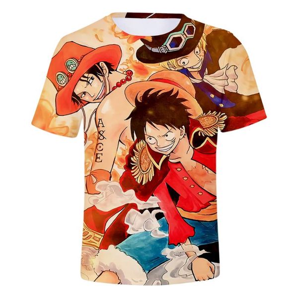 

3d футболки моды harajuku высокое качество 3d печати мужской короткий рукав лето 2020 one piece hip hop тройники aikooki tops o-образным выр, White;black
