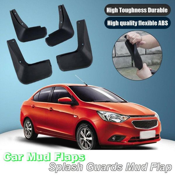 

for chevrolet sail 3 4pcs splash guards mud flap front rear mudguards fender