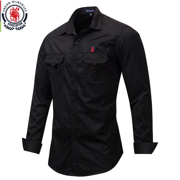Personalizzato//Ricamato Manica Lunga Nero Camicia Rugby XS-3XL