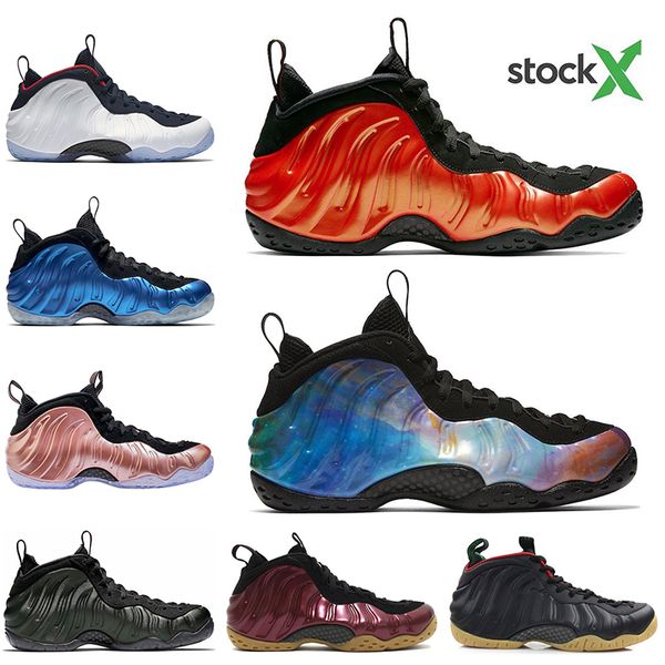 

stock x athletic new foam one penny hardaway habanero red galaxy 1.0 black gum mens basketball shoes sports sneakers designer mens trainers