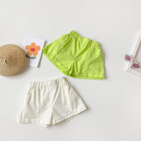 

2020 new arrival girls cotton shorts summer girls shorts 2-8 years qa696, Black