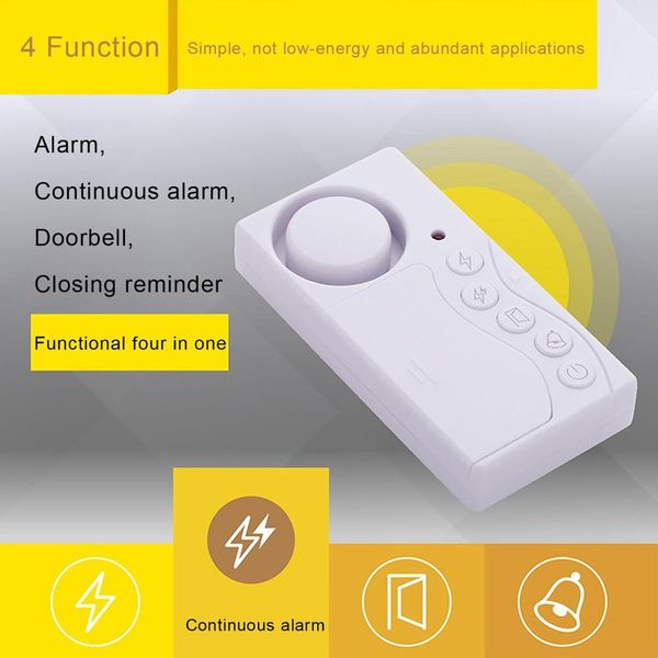 

простая двери магнитной охранной сигнализации дверной сигнализация четыре-in-one функция двери магнитный малые дверной автомобиль