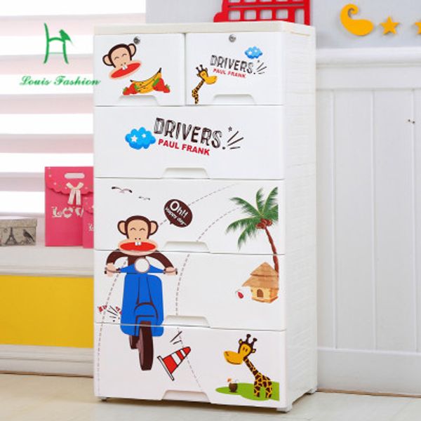 

plastic drawer cabinets cartoon children wardrobe lockers baby clothes cabinet box drawers