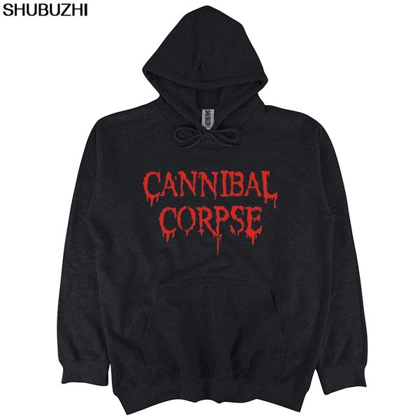 

cannibal corpse 25 years hoodies death metal band butchered skull tomb sbz1128, Black