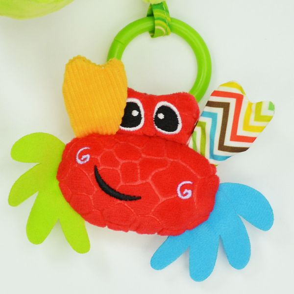 

baby rattles toys mobiles bendable infant crib hanging toy bed bell music teethers rustle paper for baby