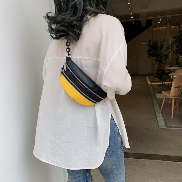 

fashion waist bags women fanny pack female belt bag mini messenger bag ladies chest bags pocket pack shoulder belt bolso#35