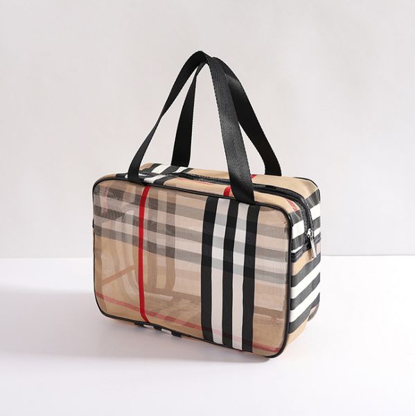 

3 шт wash bag конструктора класса люкс косметика сумки сумки кошельки женщины пвх водонепроницаемые cosmetic student travel bags