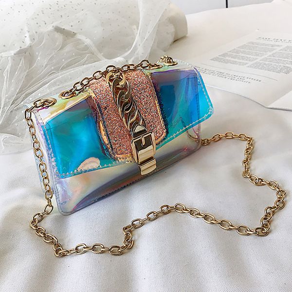 

ocardian handbag fashion women new wild temperament chain jelly messenger bag shoulder bag dropship a18