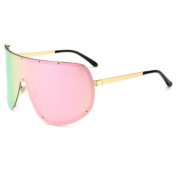 

wholesale-fashion women men oversized conjoined sunglasses fashion brand designer sunglasses for women sunglasses uv400 w80, White;black