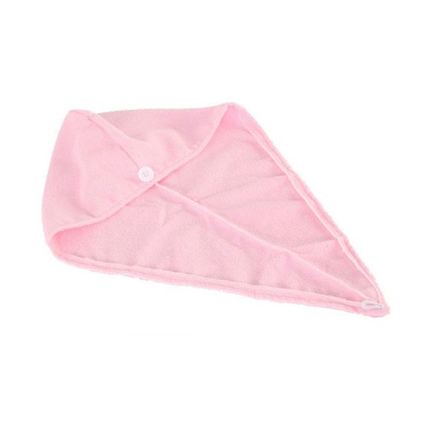 

practical turban bathing spa wrap drying hair cap water absorption shower towl time saving thickened washable microfiber towel