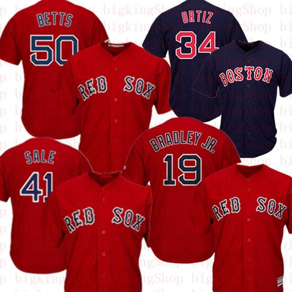 

Boston 50 Mookie Betts Red Sox Jersey Andrew Benintendi 34 David Ortiz 9 Ted Williams JD Martinez Dustin Pedroia