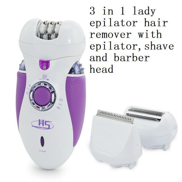 

3 in 1 electric lady epilator woman shaver razor hair remover women's shaving grooming kit body facial bikini clipper trimmer