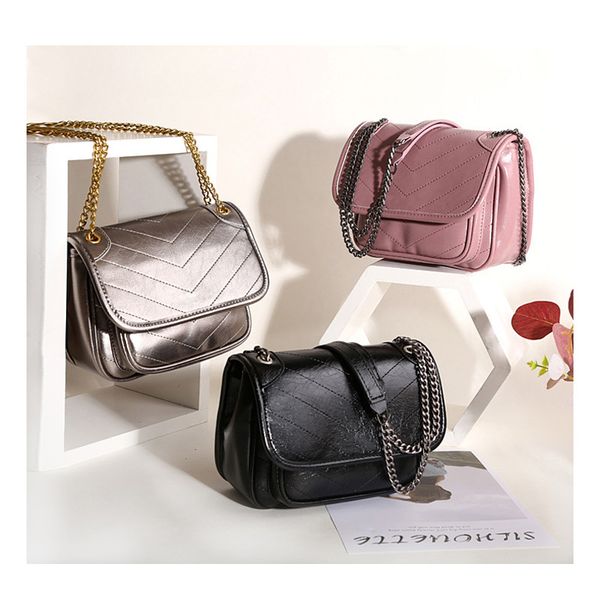 

wandering bag new single shoulder messenger bag rhombus chain women's