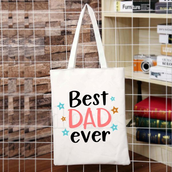 

dad ever women female foldable canvas shoulder bag canvas tote eco shopping bag tote casual handbag daily use
