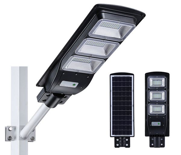 LED-Licht Solar-Straßenlaterne außerhalb 20W 40W 60W mit Bewegungssensor IP65 wasserdichte LED-Lampe SMD2835 LED-Chip für Street Garden Park