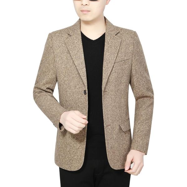 

men's suits & blazers menw casual solid blazer business wedding party outwear coat suit khaki gray dropshiping #bl4, White;black