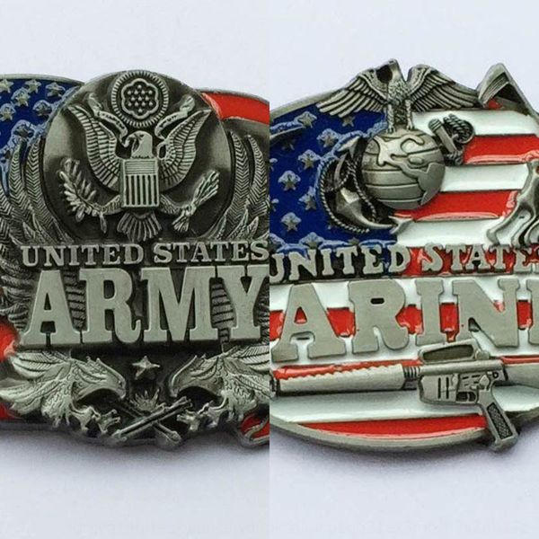 

us navy air force army zinc alloy buckle us navy air force army zinc alloy belt bucklebelt buckle, Slivery;black