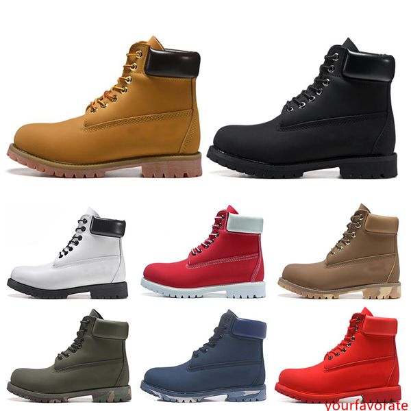 

new tbl designer luxury boots for mens winter boots womens military triple white black camo size 36-45