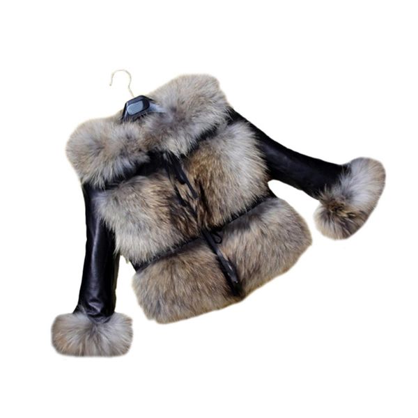 

cute big girl down coat solid faux fur pu overcoat for 14-21yrs girls lady style winter jacket thick warm outerwear costume, Blue;gray