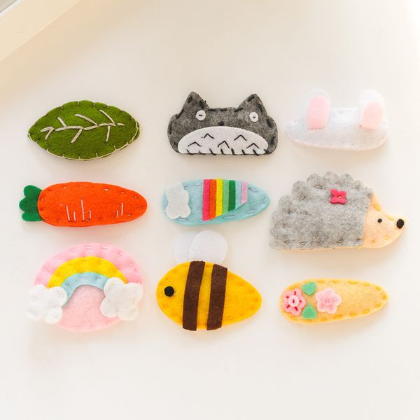 

lovely bee cotton hair clips for hair clip pins bb hairpins metal barrettes for baby children women girls styling accessories, Golden;silver