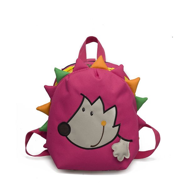 

2018 cute kindergarten cartoon school backpack hedgehog animal backpack bag