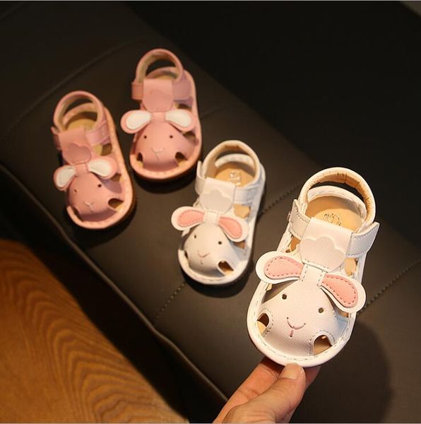 

summer baby girl beach sandals kid girls infant toddler sandals 15-19 0-2years xmk192 pink&white with voice tx09, Black;red