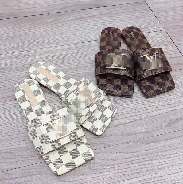 

new men women sandals designer shoes luxury slide summer fashion flat slippery sandals slipper flip flop, Black
