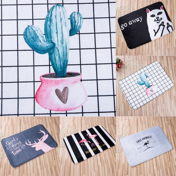 

cartoon flamingo bath mat soft living room carpet bedroom rugs kitchen floor mat hallway door mat toilet rug yoga pad