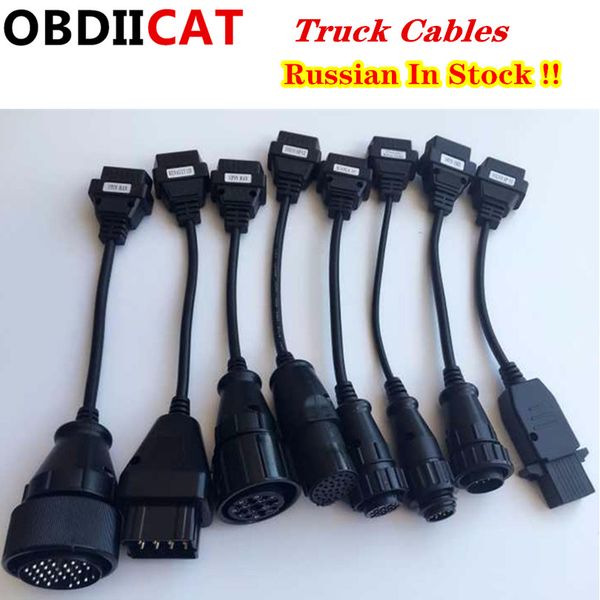 

obd auto car diagnostic car cables truck cables tcs pro obd2 for trucks with full sets 8 truck