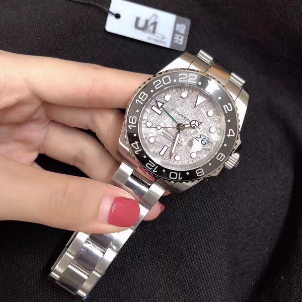 

2020 batman mens new u1 factory gmt ii часы ретро граффити циферблатом автоматические механические 18ct нержавеющая сталь керамический ободо, Slivery;brown