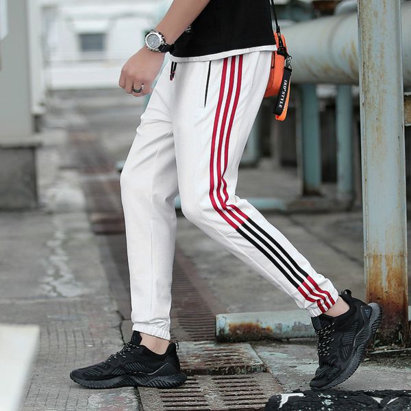 

new fashion mens sweatpants with letters autumn brand track pants for men designer pants luxury drawstring long pant mens clothing s-2xlxzzt, Black