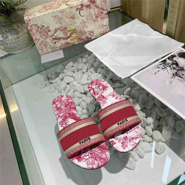 

lady leisure classic spring and summer stereo letter embroidery braids slippers stylish printed slippers, Black