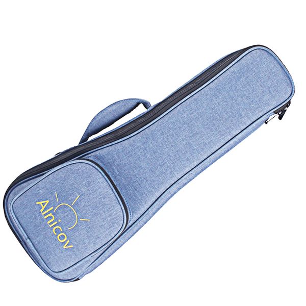 

водонепроницаемый прочный укулеле сумка с хранением (24in, черный / серый