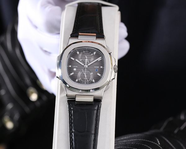 

automatic movement nautilus watch rose gold quality pp wristwatches mens watches [not off shed wool] d2693, Slivery;brown