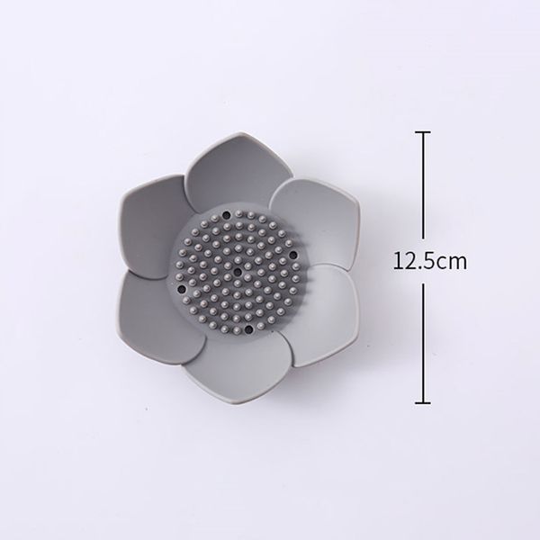 

lotus shape soap holder non slip box toilet shower tray draining rack bathroom gadgets dish