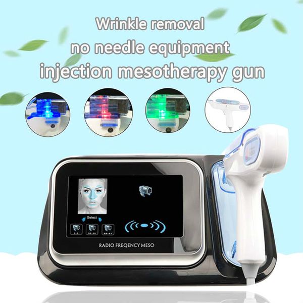 

2022 beauty gun for mesotherapy portable multi-needle facial lifting vital vacuum gun with, Black;white