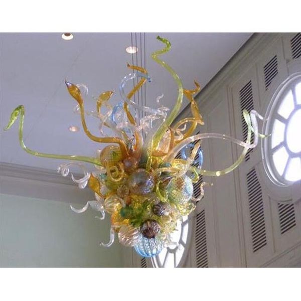 

mini hand blown murano glass chandelier ce ul certificate ac 110v 220v led modern art glass pendant lamps for bedroom decor