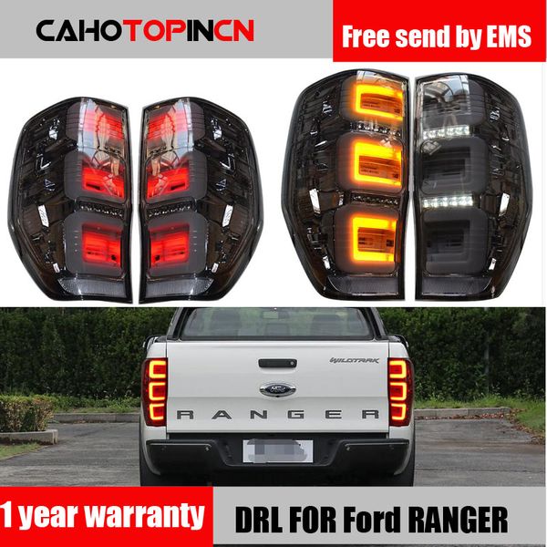 

стайлинг автомобиля задние фонари для ranger 2.2 ranger 3.2 2015-2018 светодиодные задние фонари противотуманные фары задний фонарь drl + то