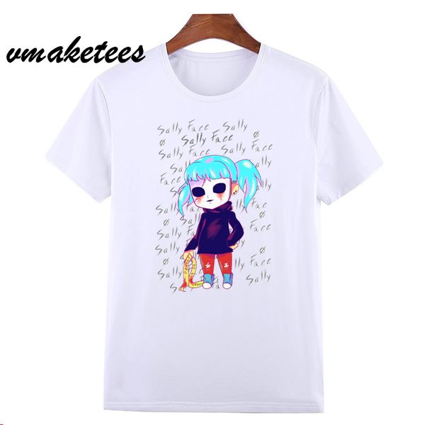 

the new t-shirts sally face men/women summer fashion t-shirts sally face hip hop short fleeve hcp4557, White;black
