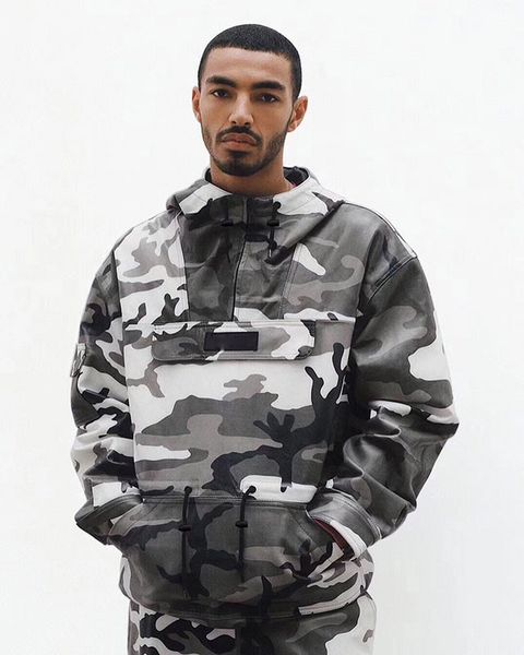 

designer brand jacket luxuryssbrand sups + rempe full letter embroidered hooded jacket camouflage black fashion leather jacket, Black;brown