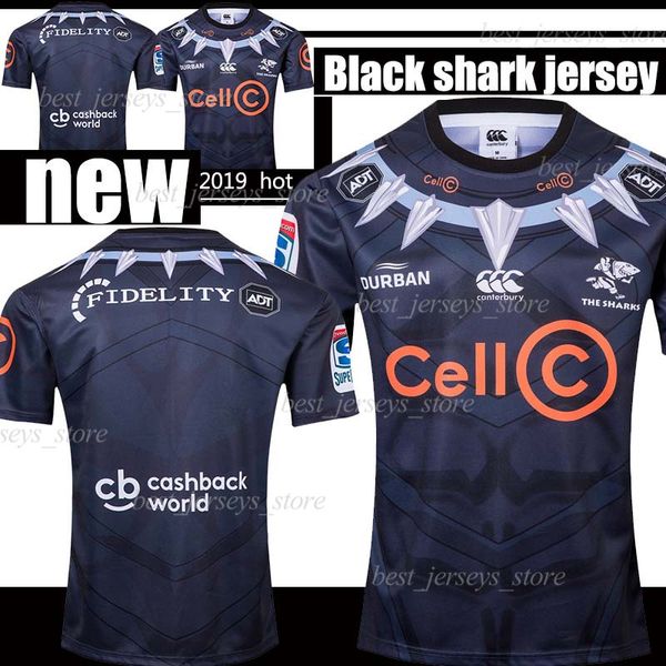 

Commemorative Edition 2019 durban the sharks rugby Jerseys Heroic Edition South Africa Rugby shirt League jersey S-3XL