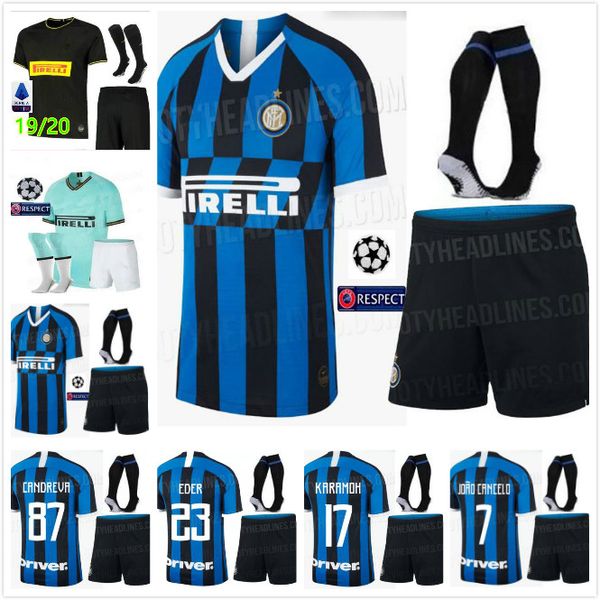 

Kit 2019 icardi lautaro martinez inter milan occer jer ey peri ic nainggolan politano champion jer ey 19 20 football kit hirt, Black;yellow