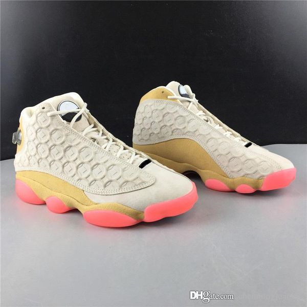 

top air аутентичные 13 cny китайский новый год pale ivory man баскетбольная обувь black digital pink gold club нубук спорт кроссовки cw4409
