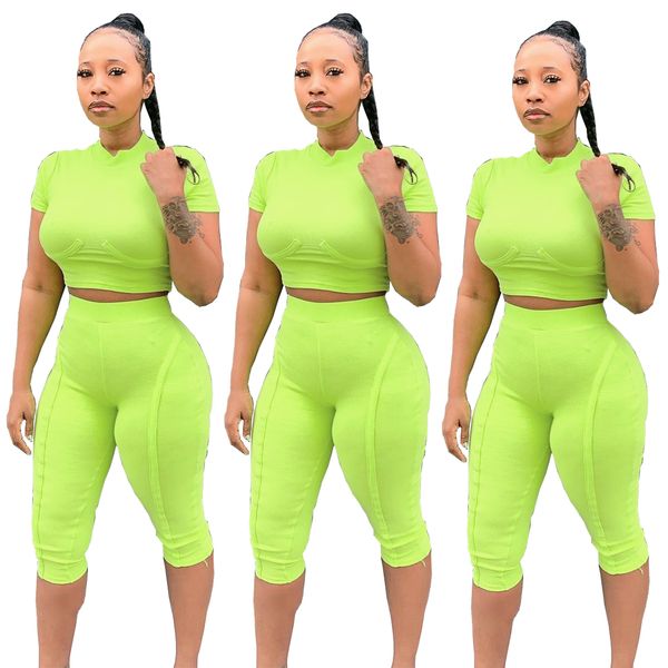 

sportswear for women designers dresses for womens ladies designcostume athletic casual solid color two-piece suit, Gray