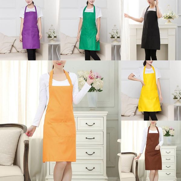 

colorful cooking kitchen apron for woman men chef waiter cafe shop bbq hairdresser aprons
